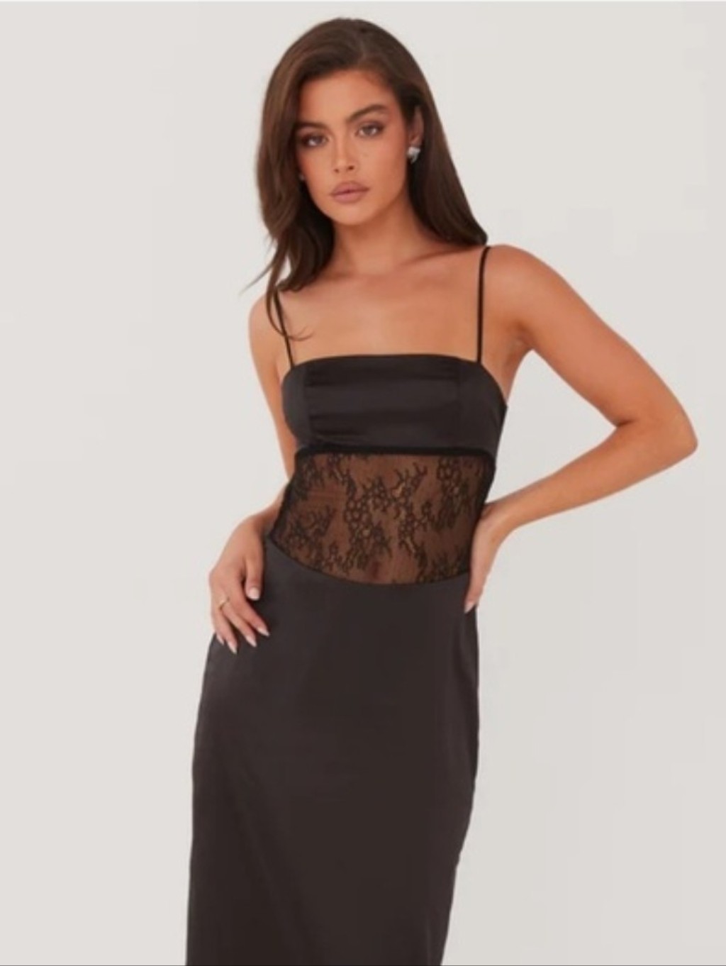 Peppermayo | Palais Royale Lace Maxi Dress Size Us 0 In Black